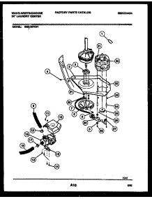 06 - Washer Drive System And Pump parts for Frigidaire Washer Dryer Combo SM230PXD1 from AppliancePartsPros.com