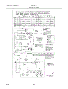 14 - Wiring Diagram parts for White Westinghouse Washer Dryer Combo SWXG831HS4 from AppliancePartsPros.com