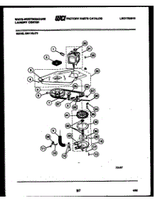 07 - Washer Drive System And Pump parts for Frigidaire Washer Dryer Combo SM115LXD2 from AppliancePartsPros.com