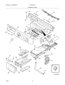 03 - Control Panel parts for White Westinghouse Washer STF2940HS1 from AppliancePartsPros.com