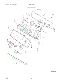 09 - Control / Panel parts for White Westinghouse Washer SWS1649CQ1 from AppliancePartsPros.com