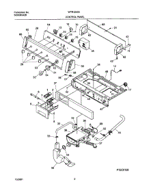 03 - Control Panel parts for White Westinghouse Washer WTR1240AS0 from AppliancePartsPros.com