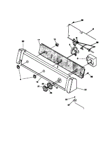 05 - Control Panel parts for Frigidaire Washer WW334AGW2 from AppliancePartsPros.com