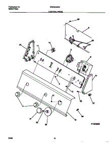 05 - Control Panel parts for Frigidaire Washer WWS233RBW1 from AppliancePartsPros.com