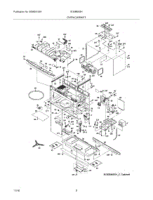 03 - Oven,Cabinet parts for Electrolux Microwave EI30BM55HZC from AppliancePartsPros.com
