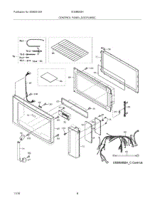 05 - Control Panel,Door,Miscellaneous parts for Electrolux Microwave EI30BM55HZC from AppliancePartsPros.com