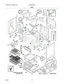 07 - Body parts for Electrolux Range CEI30GF5GSD from AppliancePartsPros.com