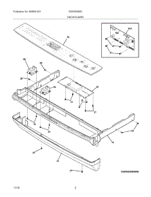 03 - Backguard parts for Electrolux Range EW30ES65GWE from AppliancePartsPros.com