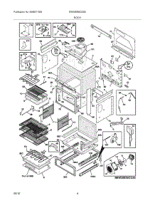 05 - Body parts for Electrolux Range EW30ES6CGS5 from AppliancePartsPros.com
