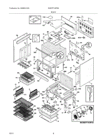 07 - Body parts for Electrolux Range E30DF74GPS5 from AppliancePartsPros.com