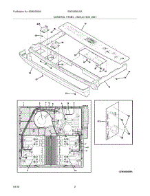 03 - Control Panel / Induction Unit parts for Electrolux Range EW30IS65JSA from AppliancePartsPros.com