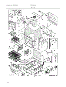 05 - Body parts for Electrolux Range EW30IS65JSA from AppliancePartsPros.com