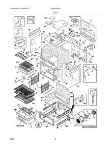 07 - Body parts for Electrolux Range EW30DS65GW3 from AppliancePartsPros.com
