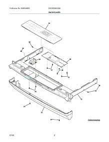 03 - Backguard parts for Electrolux Range EW30GS6CGS6 from AppliancePartsPros.com