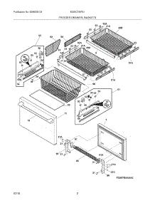 03 - Freezer Drawer - Basket parts for Electrolux Refrigerator E23BC78IPS1 from AppliancePartsPros.com