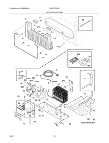 11 - System parts for Electrolux Refrigerator E23BC78ISS7 from AppliancePartsPros.com