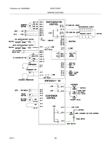 20 - Wiring Diagram Pg 1 parts for Electrolux Refrigerator E23BC78ISS7 from AppliancePartsPros.com