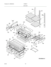 09 - Shelves parts for Electrolux Refrigerator EI23BC51IB1 from AppliancePartsPros.com