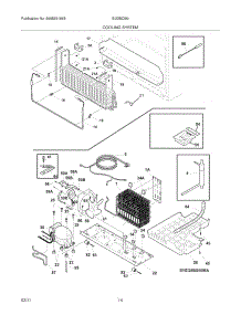 11 - System parts for Electrolux Refrigerator EI23BC56IB8 from AppliancePartsPros.com