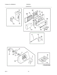 11 - Controls parts for Electrolux Refrigerator EI26SS30JW0 from AppliancePartsPros.com