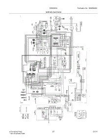 27 - Wiring Diagram parts for Electrolux Refrigerator EI26SS35JW0 from AppliancePartsPros.com