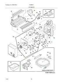 15 - Ice Maker parts for Electrolux Refrigerator EI28BS51IS2 from AppliancePartsPros.com