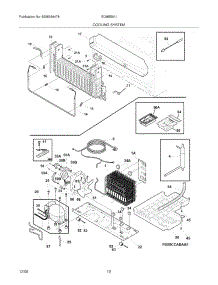 11 - Cooling System parts for Electrolux Refrigerator EI28BS51IS0 from AppliancePartsPros.com