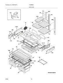 09 - Shelves parts for Electrolux Refrigerator EI28BS55IB0 from AppliancePartsPros.com