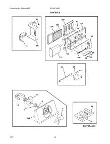 11 - Controls parts for Electrolux Refrigerator EW23CS65GW0 from AppliancePartsPros.com