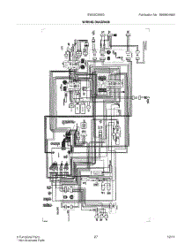 25 - Wiring Diagram parts for Electrolux Refrigerator EW23CS65GS1 from AppliancePartsPros.com