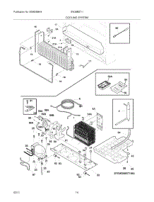11 - System parts for Electrolux Refrigerator EW28BS71IBA from AppliancePartsPros.com