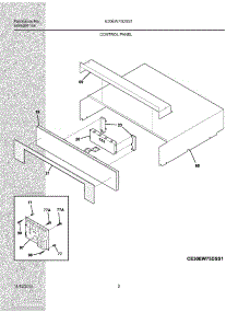 03 - Control Panel parts for Electrolux Oven E30EW75DSS1 from AppliancePartsPros.com
