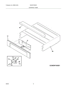 03 - Control Panel parts for Electrolux Oven E30EW75GSS1 from AppliancePartsPros.com