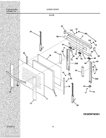 07 - Door parts for Electrolux Oven E30EW75DSS1 from AppliancePartsPros.com