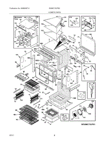 07 - Lower Oven parts for Electrolux Oven E30MC75JPS2 from AppliancePartsPros.com
