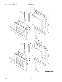 09 - Doors parts for Electrolux Oven E30EW8CGPS6 from AppliancePartsPros.com
