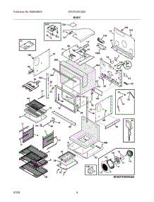 05 - Body parts for Electrolux Oven EW27EW5CGS5 from AppliancePartsPros.com