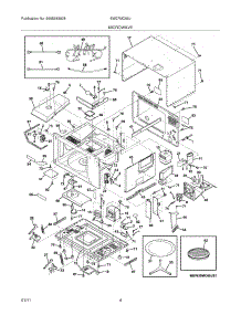 05 - Microwave parts for Electrolux Oven EW27MC65JB1 from AppliancePartsPros.com