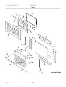 09 - Doors parts for Electrolux Oven E30MC75JSS1 from AppliancePartsPros.com