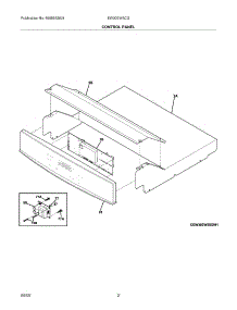 03 - Control Panel parts for Electrolux Oven EW30EW5CGW4 from AppliancePartsPros.com