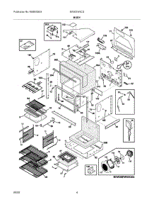05 - Body parts for Electrolux Oven EW30EW5CGW4 from AppliancePartsPros.com