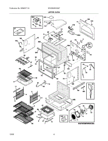 05 - Upper Oven parts for Electrolux Oven EW30EW65GS7 from AppliancePartsPros.com