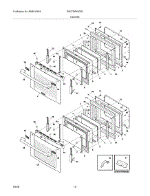 09 - Doors parts for Electrolux Oven EW27EW65GS3 from AppliancePartsPros.com