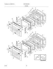 09 - Doors parts for Electrolux Oven EW27EW65GS6 from AppliancePartsPros.com