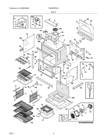 05 - Body parts for Electrolux Oven EW30EW55GW6 from AppliancePartsPros.com