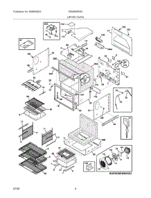 05 - Upper Oven parts for Electrolux Oven EW30EW65GW2 from AppliancePartsPros.com