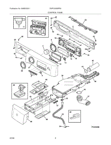 03 - Control Panel parts for Electrolux Washer EWFLW65IRR0 from AppliancePartsPros.com