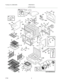 05 - Upper Oven parts for Electrolux Oven EW30EW6CGS5 from AppliancePartsPros.com