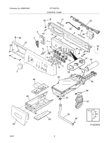 03 - Control Panel parts for Electrolux Washer STF7000FS0 from AppliancePartsPros.com