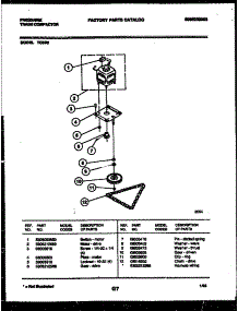 03 - Motor And Drive Parts parts for Frigidaire Compactor TC3D5 from AppliancePartsPros.com